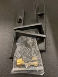 Emtek 1451US19RH Bronze Door Keyed Entry Narrow Trim Set With Lariat Lever. Fixed Price $265.99.