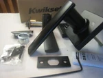 Kwikset Privacy Door Handle BRNL514 Breton Series Matte Black 93002-021. Fixed Price $31.99.