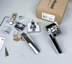 Kwikset Breton Single Cylinder Keyed Entry Door Lever W/ Sq Rose & Smart. Fixed Price $27.83.