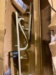 Signature Hardware 441568 Brass Dummy Door Handleset & Lever - Satin. Fixed Price $155.99.