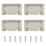 Morobor 4PCS Nickel Pocket Doors Drawer Handle Flush Ring Pull, Hidden Furnit.... Fixed Price $26.63.