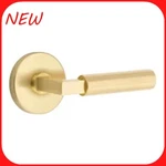 Emtek C520FAUS4 Faceted Privacy Door Lever Set From The Select R6. Fixed Price $149.95.
