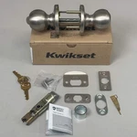 Kwikset Polo Keyed Entry Knob With Smartkey Security Satin Nickel 94002-931. Fixed Price $29.12.