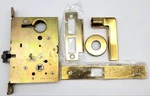 Schlage L9010 Mortise Lock Passage Latch Lever Bright Brass 605 Nos. Fixed Price $89.99.