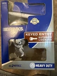 Brink's 2706-119 High Security Keyed Entry Wave Lever Satin Nickel. Fixed Price $23.00.