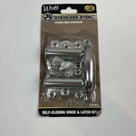 Wright Screen Door Hardware Stainless Steel Self Closing Hinge And Latch Kit. Fixed Price $15.99.