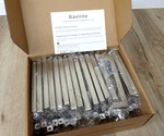 New Ravinte 35 Pack Cabinet Handles Square Brushed Nickel Drawer Pull Steel. Fixed Price $55.00.
