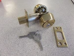 Weiser D9370SUS3 Heavy Duty Double Cylinder Deadbolt Bright Brass. Fixed Price $26.95.