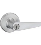 Kwikset 405DL 26D Smt 4AL Rcs Cp Delta Entry Lever Lockset Satin Chrome Smartkey. Fixed Price $33.50.