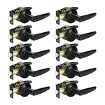 10 Pack Matte Black Door Handle Privacy Bed Bath Loc. Fixed Price $134.45.