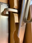 Signature Hardware 479314 Aurick Right Handed Solid Brass Dummy Door Lever Set. Fixed Price $212.86.