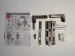 Andersen Modern Handle SET(90616)STORM Door Lockset ,keys, Hardware, Righthanded. Fixed Price $40.00.