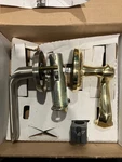 Emtek Milano 8100 & Rope 8101 Lever Brass Left Hand Passage Door US15 US3. Fixed Price $59.99.