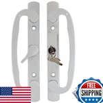 Hyneesun Key Locking Patio Door Handle, 3-15/16" Hole Spacing, Centered Position. Fixed Price $109.50.