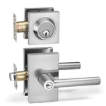 Berlin Modisch Entry Lever Door Handle Single Cylinder Deadbolt Lock .... Fixed Price $99.02.