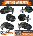 Constructor Oil Rubbed Bronze Entry Privacy Passage Dummy Door Lock Knob Set. Fixed Price $11.98.