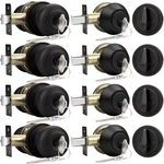 Probrico Entry Door Knob And Single Cylinder Deadbolt Lock Combo Set, Keyed. Fixed Price $83.30.