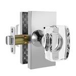 Dllween Crystal Glass Door Knobs W/ Lock, Polished Chrome - Privacy/passage/dumm. Fixed Price $69.35.