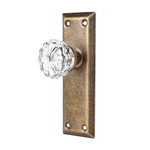 Newliplace 2 Pack Vintage Antique Brass Single Sided Crystal Dummy Door Knobs. Fixed Price $40.61.