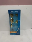 Schlage F362VPLY505ACC605 Camelot Handleset Keyed 2-SIDES With Accent Right-hand. Fixed Price $149.99.