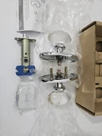 Emtek Hampton Passage Oval Rosette Crystal Doorknob 8120HTUS26. Fixed Price $30.00.