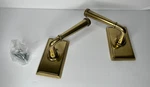 Emtek 852MEUS7 Merrimack Reversible Dummy Door Lever, French Antique Rosette. Fixed Price $120.00.