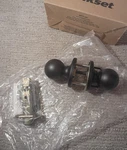 Kwikset 200CV 11P Rcal Rcs Passage Polo Venetian Bronze New Box Damage. Fixed Price $11.99.