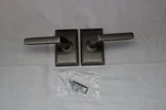 Emtek Milano Passage Leverset Model: 810MUS15A Pewter Finish Concealed Scew. Fixed Price $89.16.