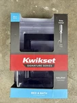 Kwikset Halifax Square Matte Black Privacy Bed/bath Door Handle With Lock. Fixed Price $20.00.