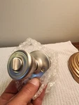 Nickel Bed Bath Privacy Tulip Style Lockset Design House 781906. Brand New. Fixed Price $5.00.