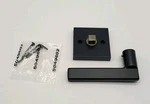Kwikset Halifax Square Dummy Door Lever 157 Hfl Sqt 514 Matte Black. Fixed Price $14.00.