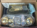 Schlage Round Brass Passage Latch A10S Orb 605 2 3/8" Backset. Fixed Price $19.99.