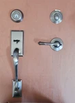Vintage Kwikset Hawthorne Front Entry Door Handleset Lock Antique Nickel Dorian. Fixed Price $124.99.