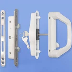 Sliding Patio Door Handle Set With Mortise Lock, Suitable For Glass. Fixed Price $73.95.