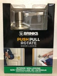 Brinks Push Pull Rotate 23054-119 Glenshaw Satin Nickel Passage Lever. Fixed Price $29.79.