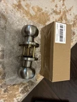 Probrico Brushed Nickel Door Knobs (DL609SNBK) - 1 Pack. Fixed Price $11.00.