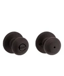 Kwikset Cove Venetian Black Keyed Entry Door Knob Featuring Smartkey Security. Fixed Price $7.00.