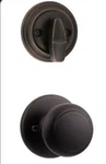 Kwikset 978J-11P Juno Single Cylinder Deadbolt Door Handle Knob Venetian Bronze. Fixed Price $26.50.