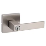Kwikset Singapore Square Satin Nickel Keyed Entry Door Handle. Fixed Price $19.95.