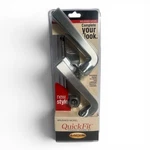 Larson 20298917 Quickfit Straight Lever Lockable Handleset, Brushed Nickel. Fixed Price $54.95.