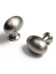 Oval Brushed Nickel Cabinet Knobs, Zinc Alloy For Drawer Dresser Cu.... Fixed Price $33.10.