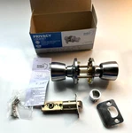 Shield Security Privacy Lockset Tulip Knob Style Satin Chrome Finish #913825. Fixed Price $14.90.