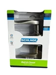 Schlage Hall & Closet Door Lever Non-locking Passage Satin Nickel Finish Sac. Fixed Price $23.74.