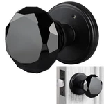 Balin Designs Black Crystal Glass Door Knob Passage/closet, Non-locking. Fixed Price $54.89.