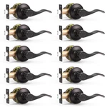 Probrico 10-PACK Oil Rubbed Bronze Keyless Passage Door Lever Handle Set Interio. Fixed Price $164.98.
