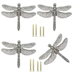 4 Pcs Unique Dragonfly Knobs Animal Zinc Alloy Single Hole Handle Cabinet Dre.... Fixed Price $22.37.