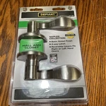 Naples Satin Nickel Hall Closet Passage Door Handle Defiant Curvy Knob. Fixed Price $16.08.