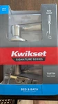 Kwikset Tustin Interior Privacy Door Handle With Lock, Bed & Bath Satin Nickel. Fixed Price $19.00.