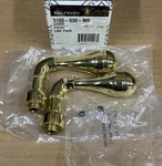 Baldwin Estate Pair Lever Handle Polished Brass 5100-030-MR New. Fixed Price $49.99.