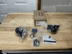 Emtek 8121PUS19 Flat Black Providence Door Knob With Rectangular Rosette. Fixed Price $99.99.